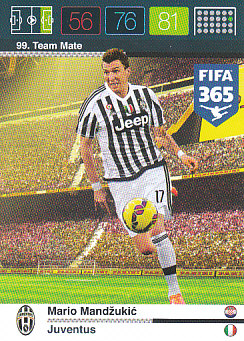 Mario Mandzukic Juventus FC 2015 FIFA 365 #99